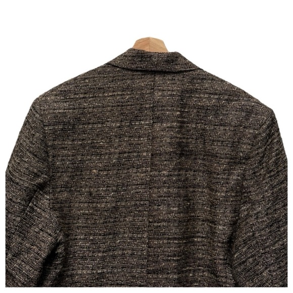 Zara Mens Hemp Silk Blend Blazer Size XL - Picture 5 of 9